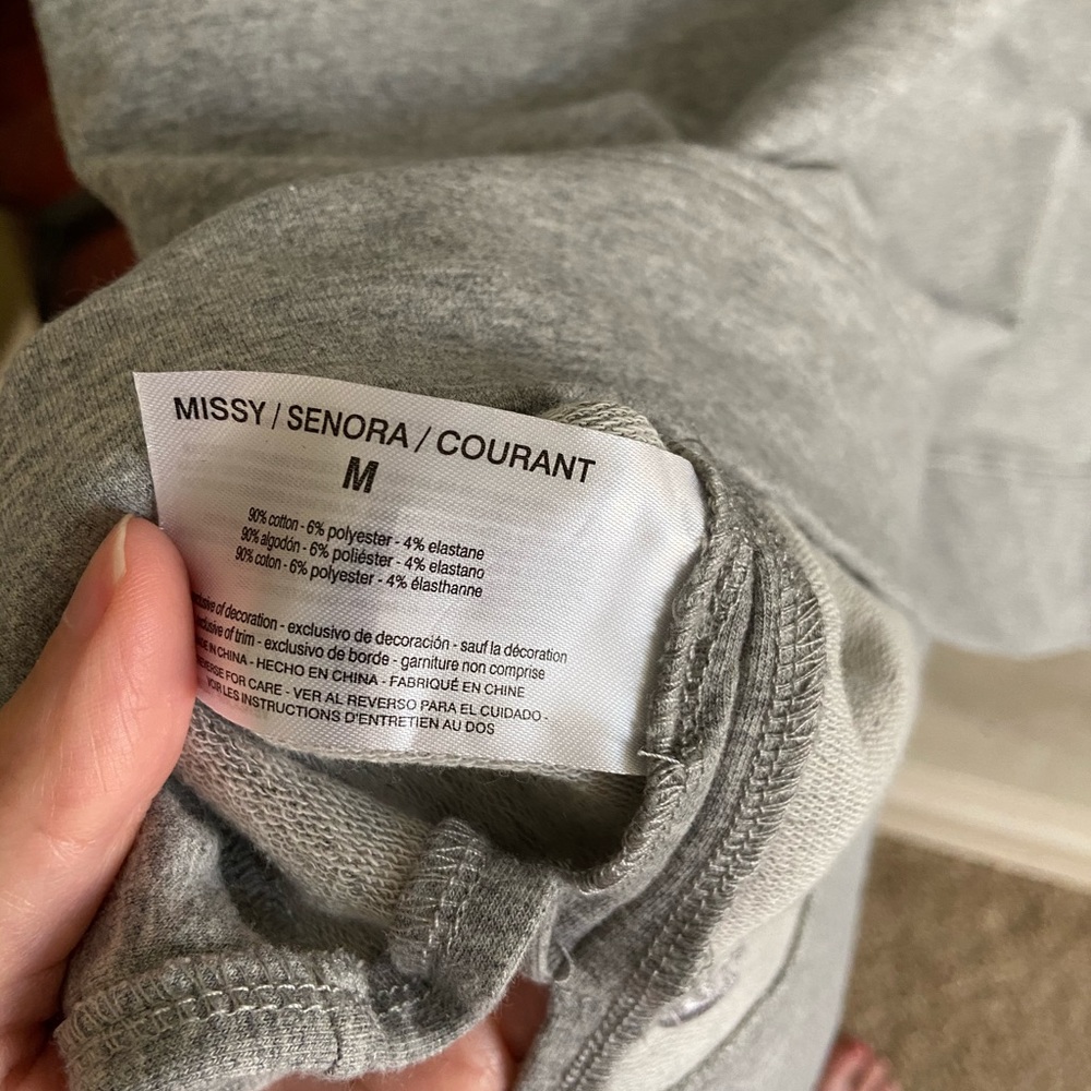 Gloria Vanderbilt Life Worx Lace Tie Dress Gray - Picture 4 of 4